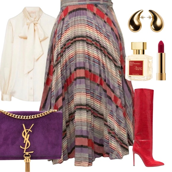 VINTAGE PLEATED SKIRT - Picture 8 of 8